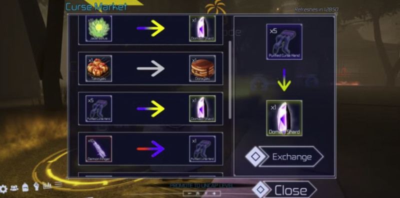 Jujutsu Infinite Free Maximum Scroll & Shard